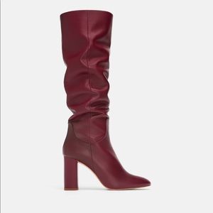 High Heeled Leather Zara Boots
